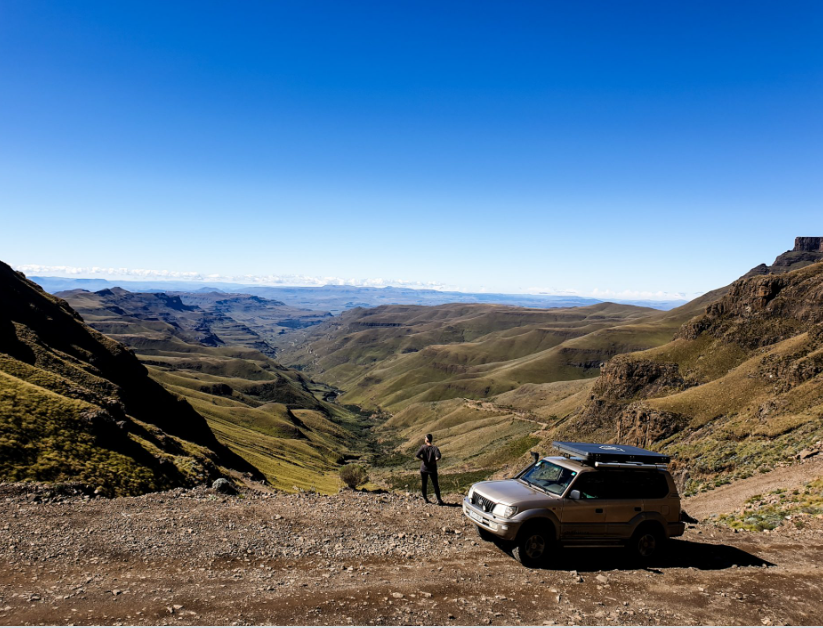 Sani Pass, Border with KwaZulu-Natal, Mokhotlong District, Lesotho